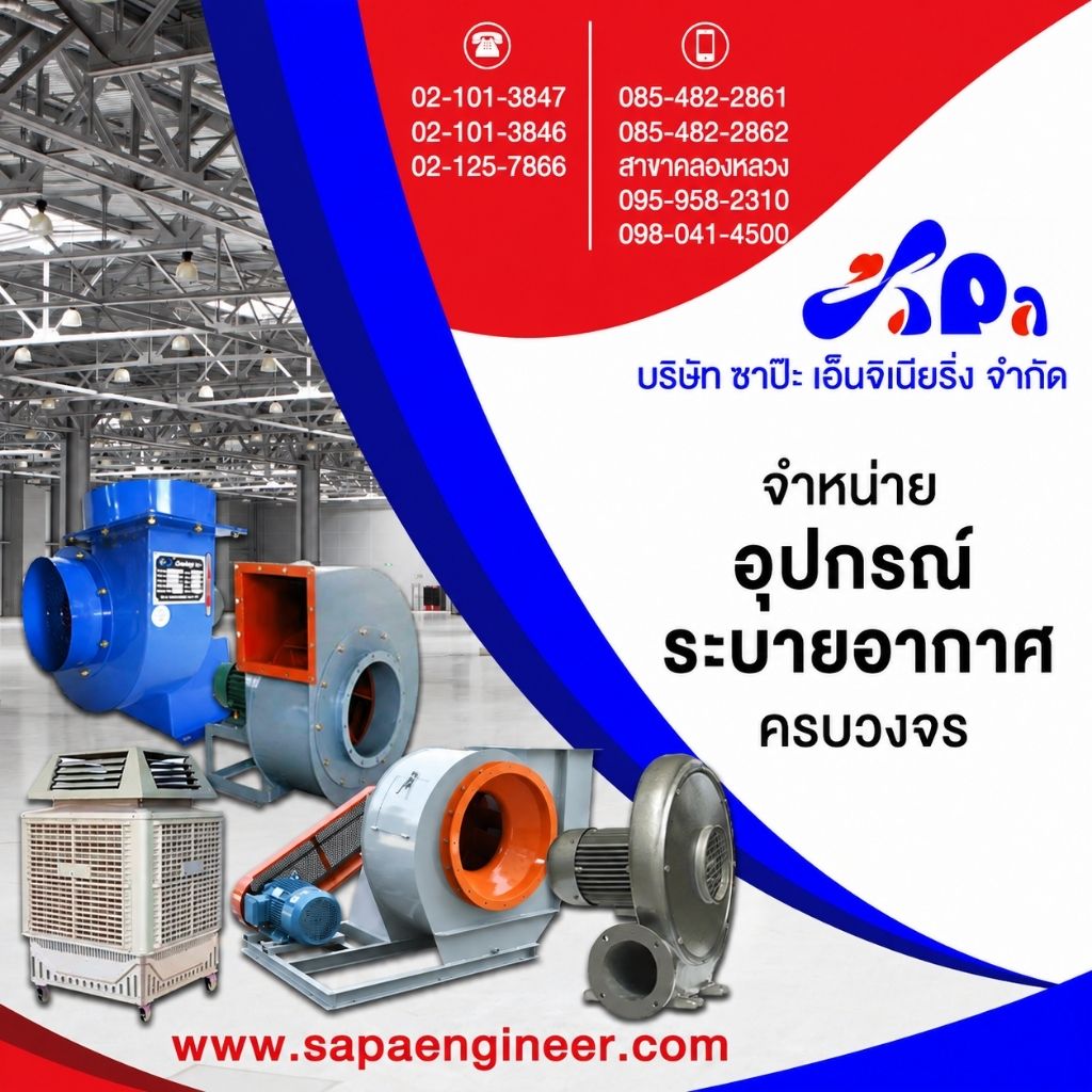 ขายส่งพัดลมระบายอากาศ 